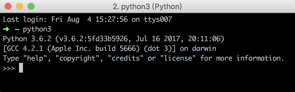 Python 3.6 版本运行